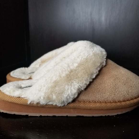 Minnetonka Cinnamon Slip On Slippers Size 2 - Picture 7 of 8